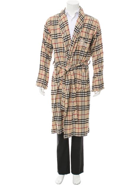 burberry check silk robe|Burberry Bath Robes .